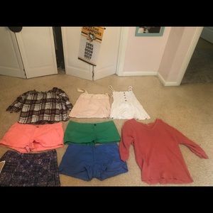 Bundle of juniors and young adult clothes